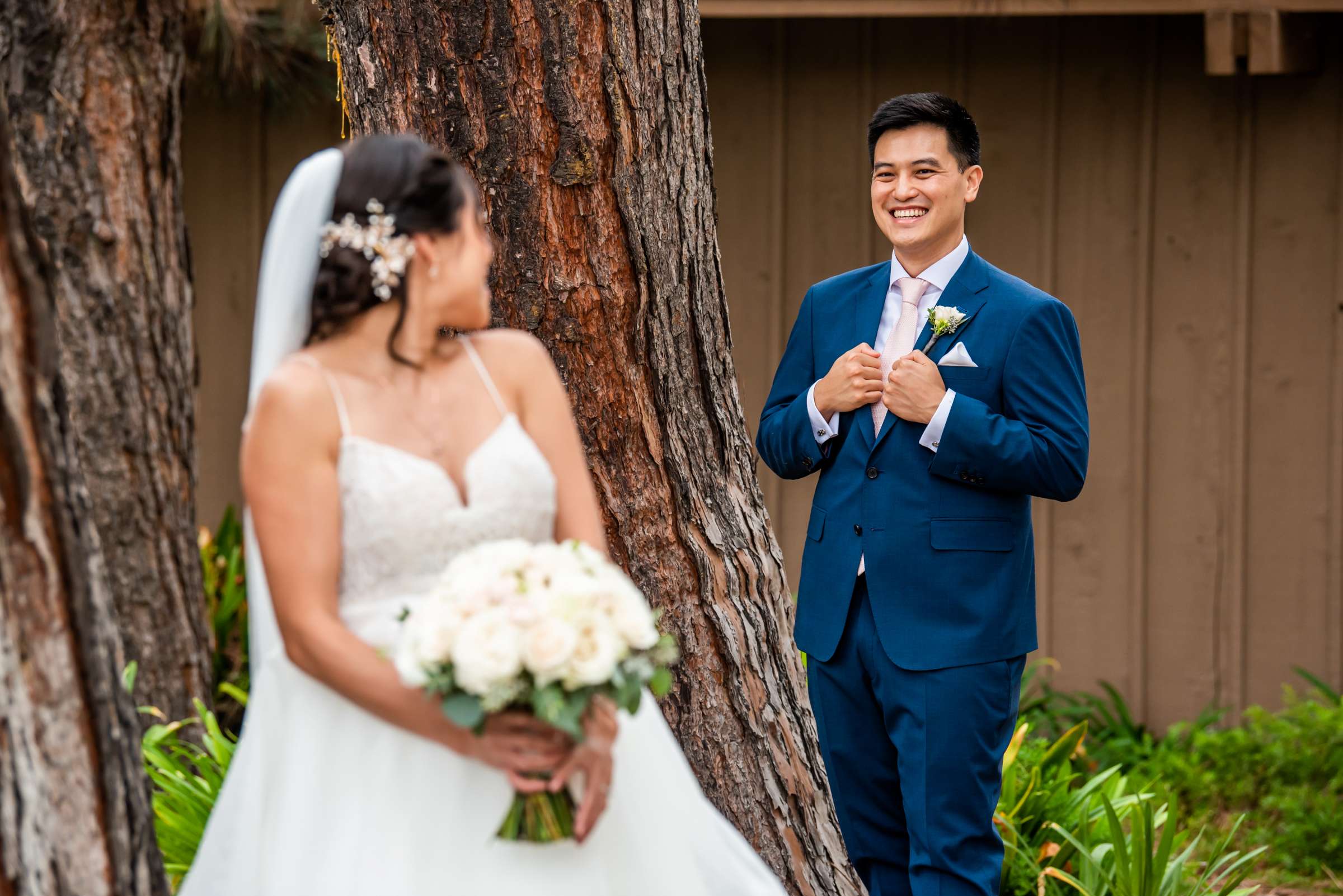Scripps Seaside Forum Wedding coordinated by Willmus Weddings, Quynh and Tyler Wedding Photo #68 by True Photography