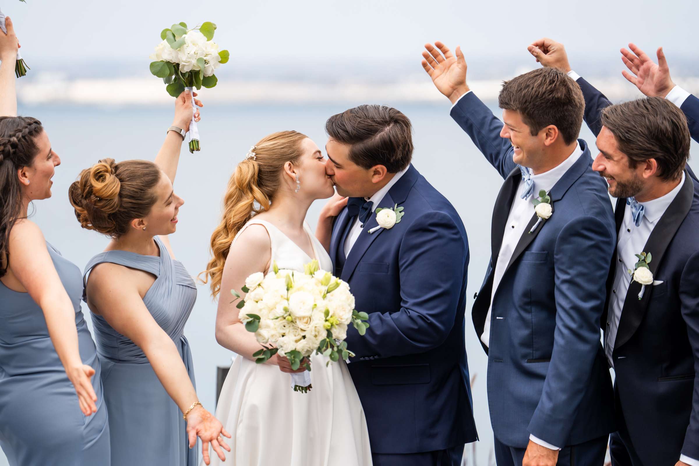 Loews Coronado Bay Resort Wedding coordinated by Blissful Weddings & Co., Eliana and Carson Wedding Photo #1 by True Photography