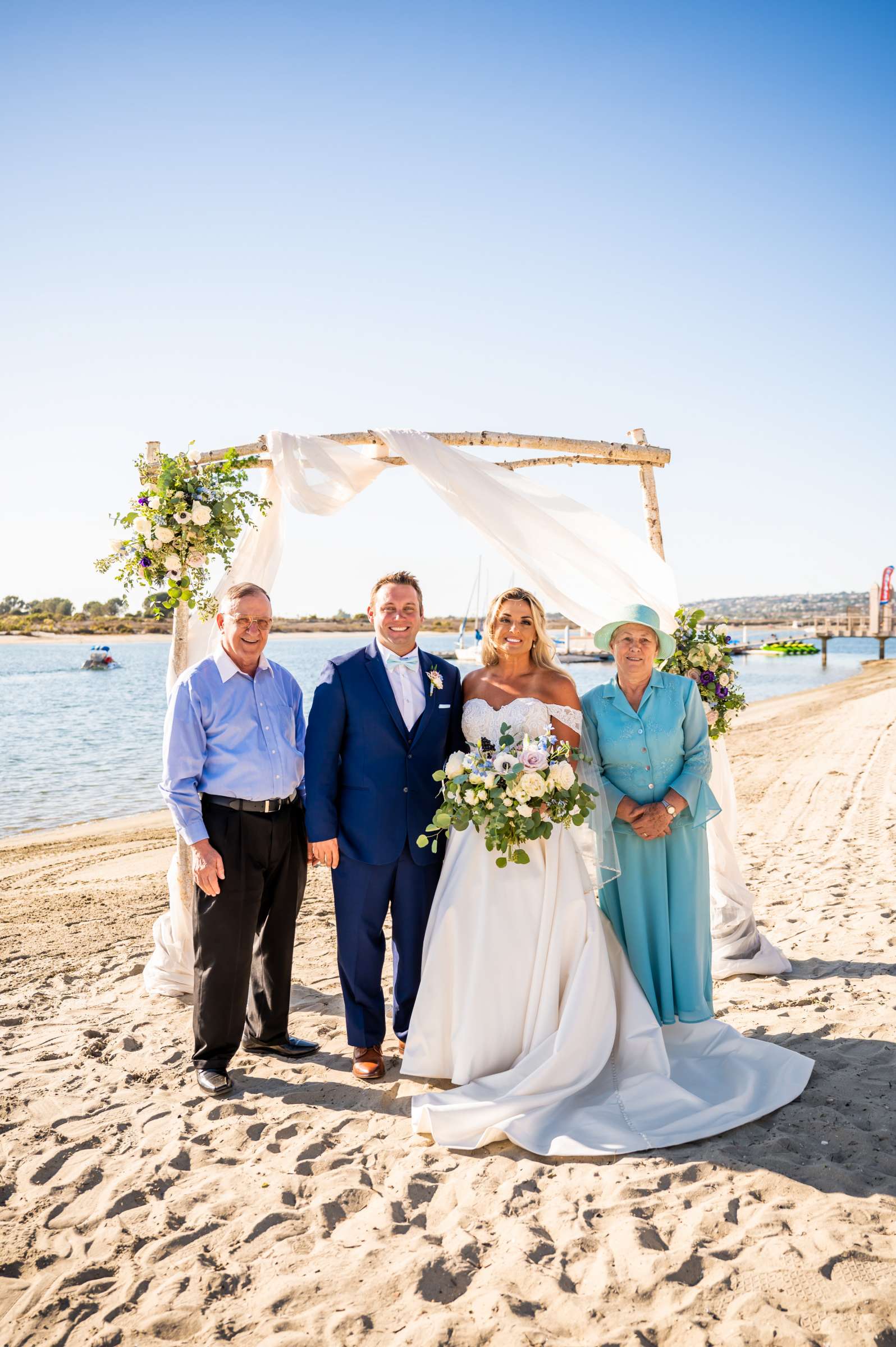 San Diego Mission Bay Resort Wedding coordinated by Type A Soiree Events, Grete and Brandon Wedding Photo #35 by True Photography