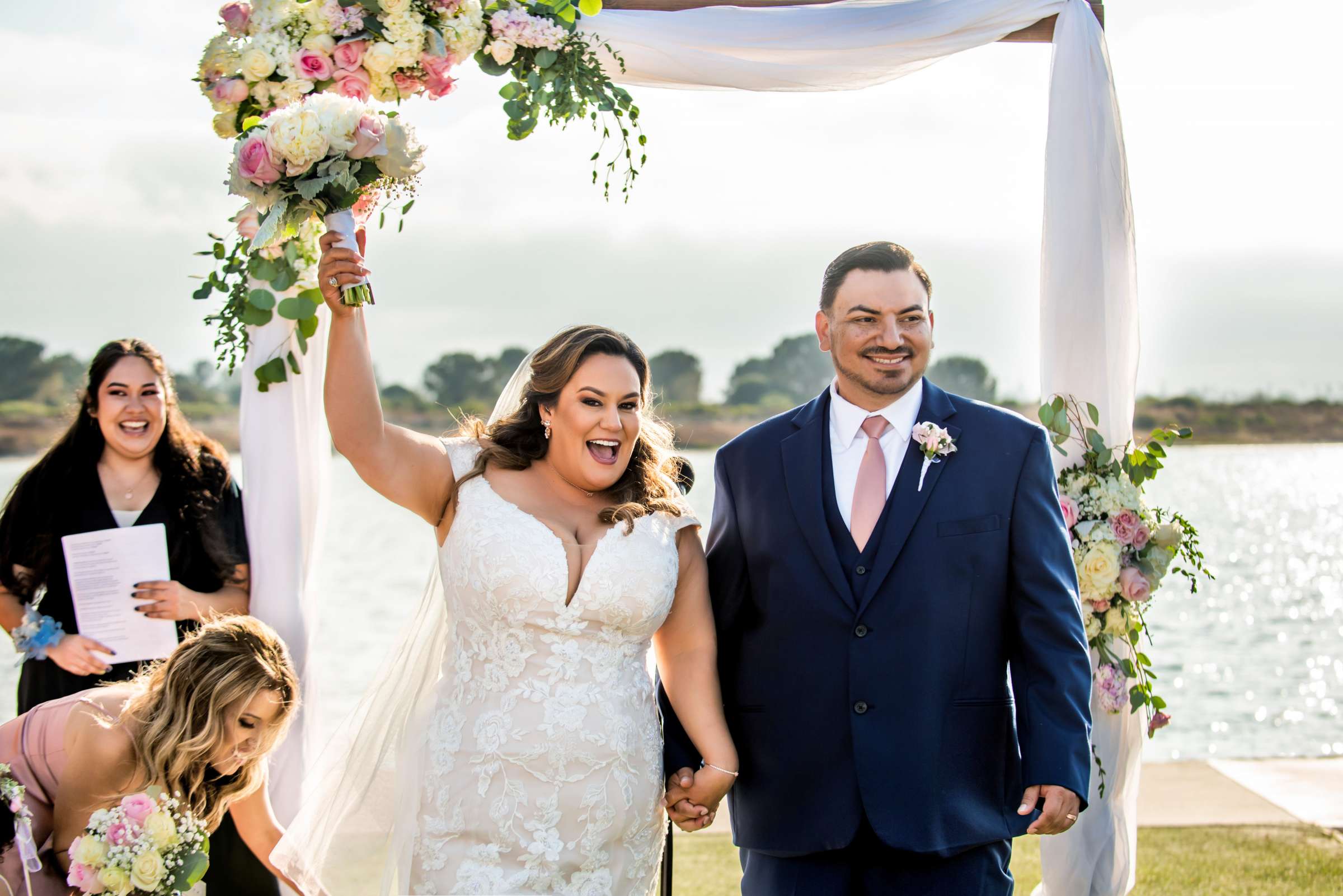San Diego Mission Bay Resort Wedding coordinated by Elements of Style, Stefanie and Raymond Wedding Photo #17 by True Photography