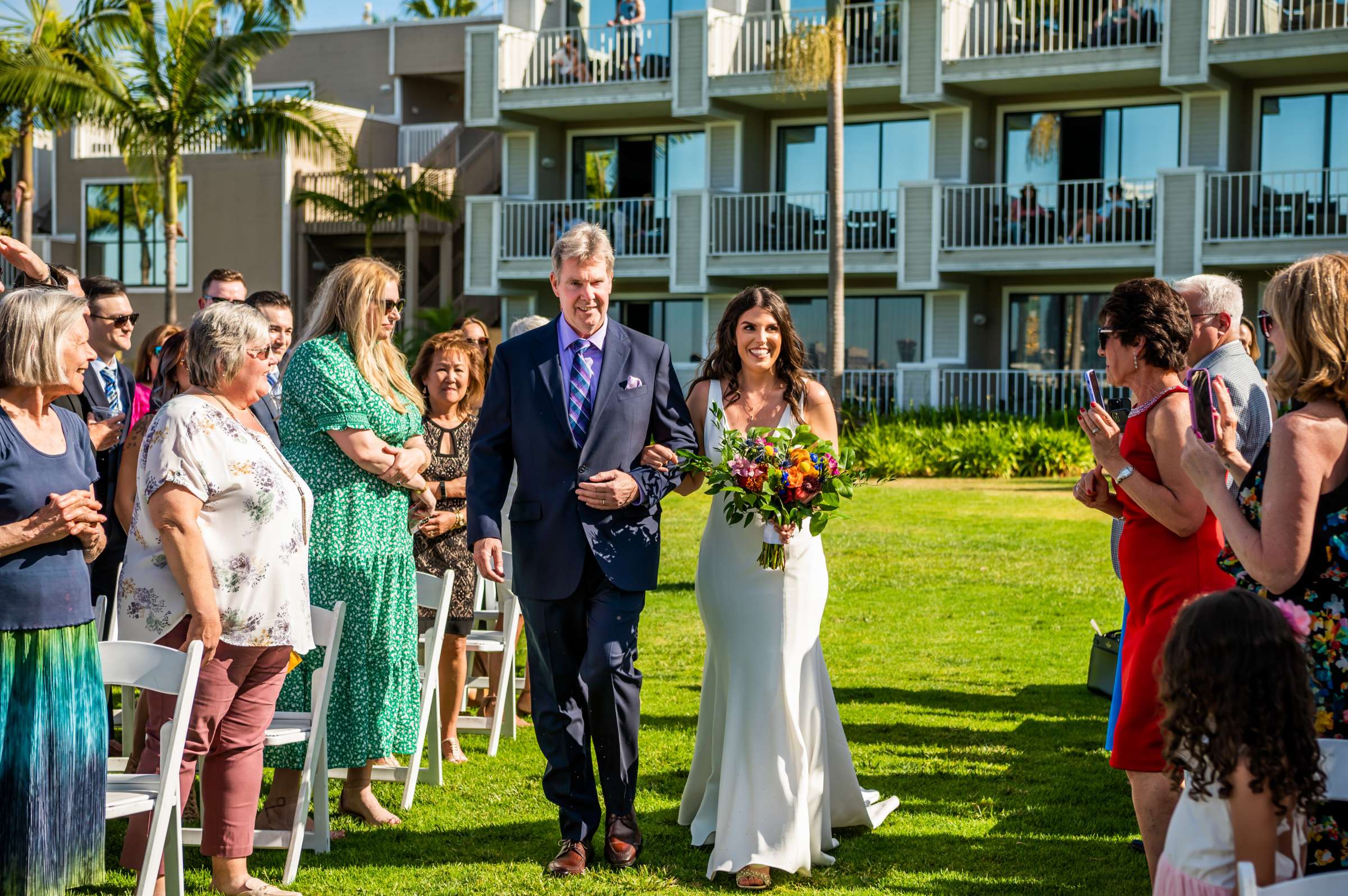 Coronado Island Marriott Resort & Spa Wedding coordinated by Moments Remembered Events, Elizabeth and Michael Wedding Photo #59 by True Photography