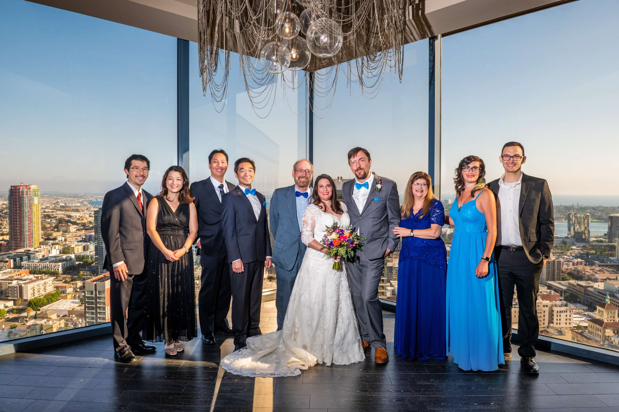 The University Club Atop Symphony Towers Wedding coordinated by Events Inspired SD, Sarah and Andreas Wedding Photo #62 by True Photography