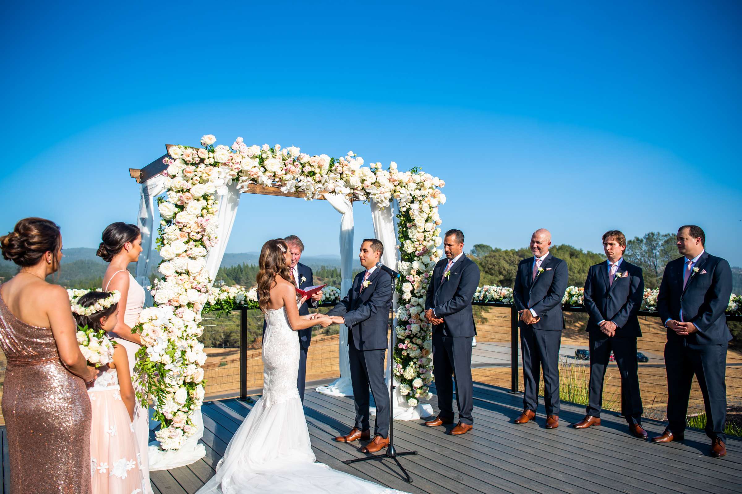 Black Oak Mountain Vineyards Wedding coordinated by Kendall Melissa Events, Liz and Paul Wedding Photo #57 by True Photography