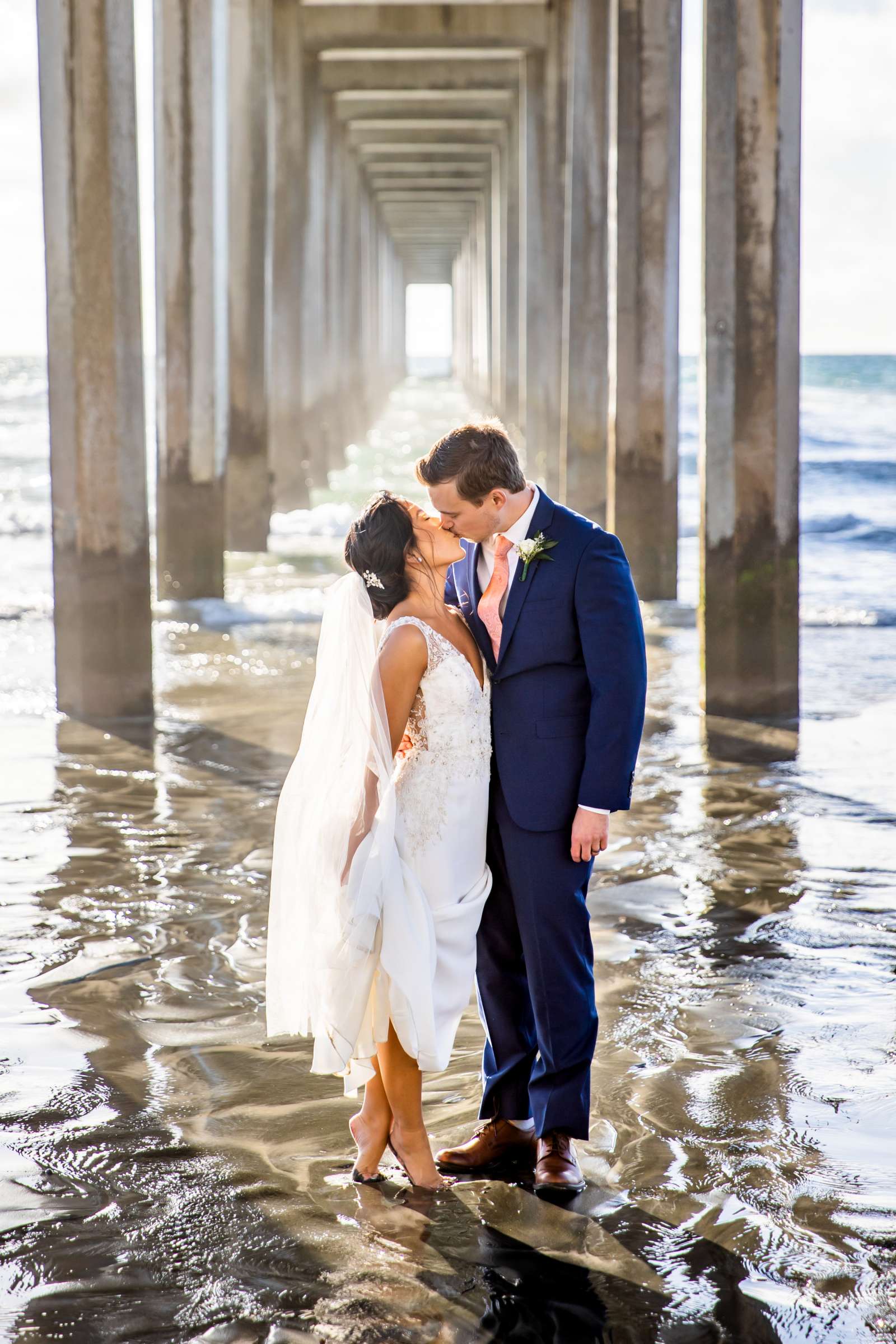 Scripps Seaside Forum Wedding coordinated by The Best Wedding For You, Brandi and Gregory Wedding Photo #12 by True Photography