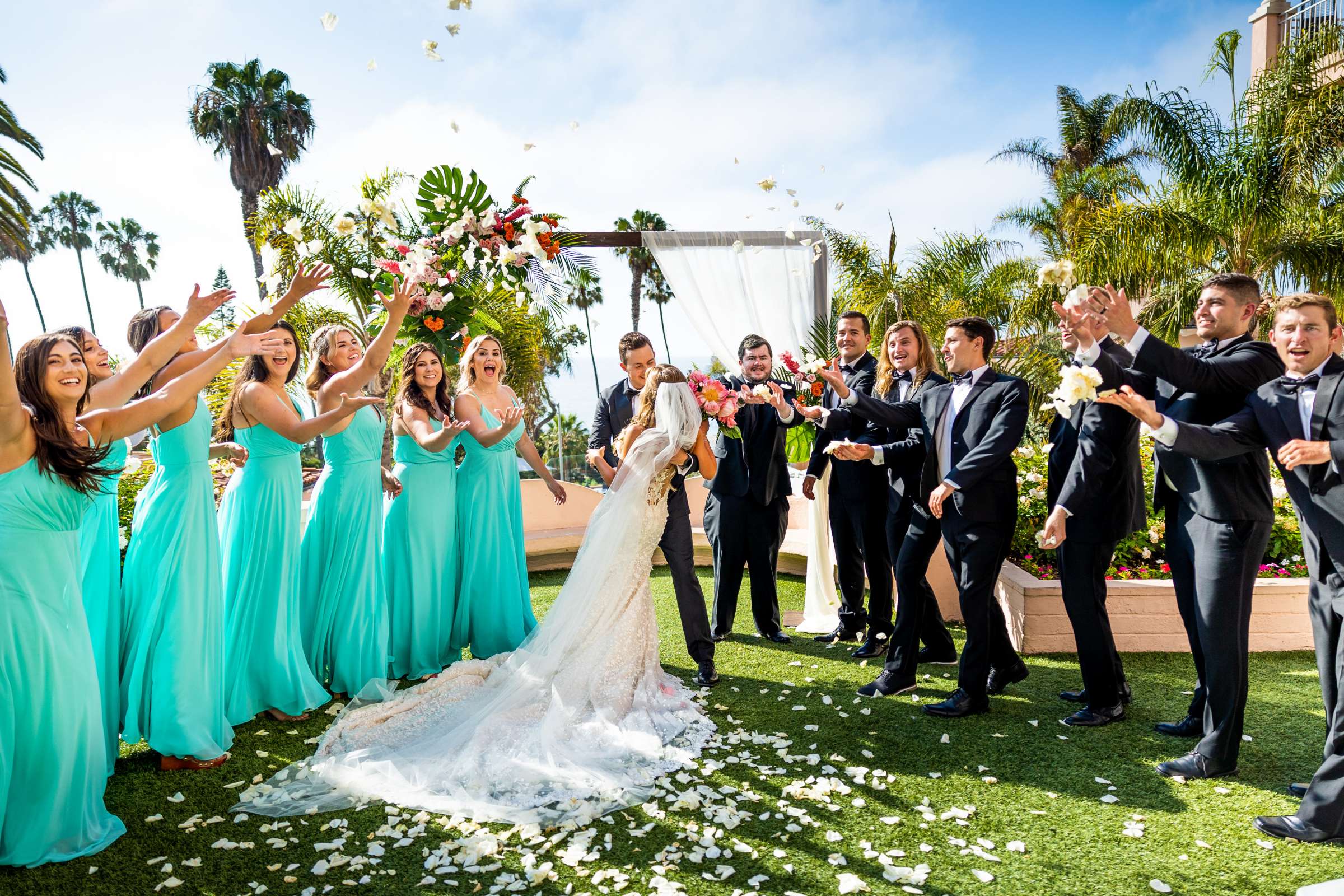 La Valencia Wedding coordinated by Monarch Weddings, Maureen and Ryan Wedding Photo #31 by True Photography