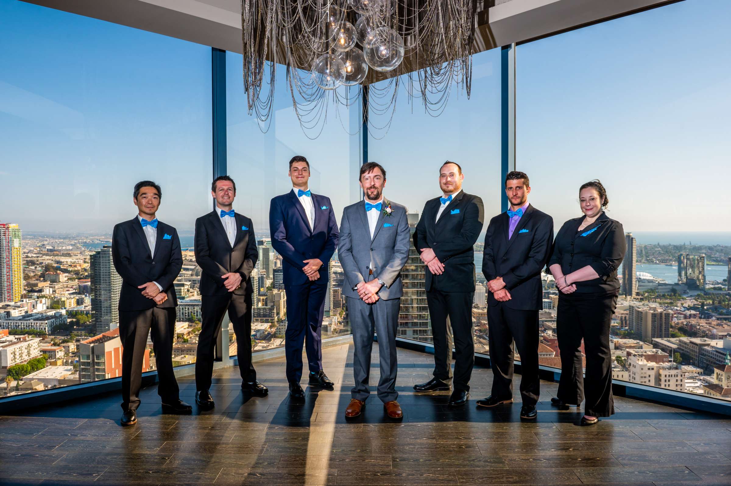 The University Club Atop Symphony Towers Wedding coordinated by Events Inspired SD, Sarah and Andreas Wedding Photo #15 by True Photography