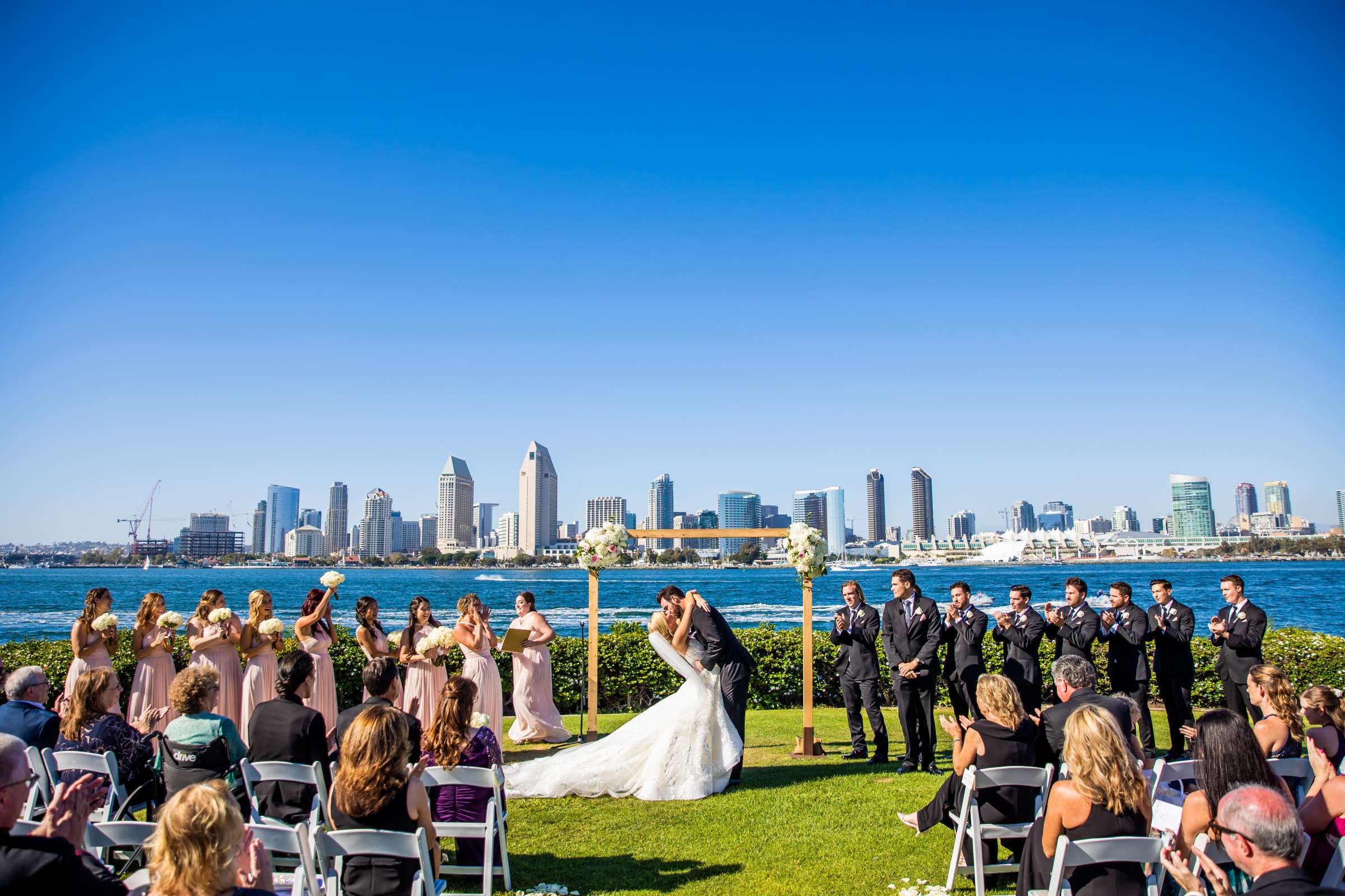 The University Club Atop Symphony Towers Wedding coordinated by Paper Jewels Events, Katelin and Rj Wedding Photo #10 by True Photography
