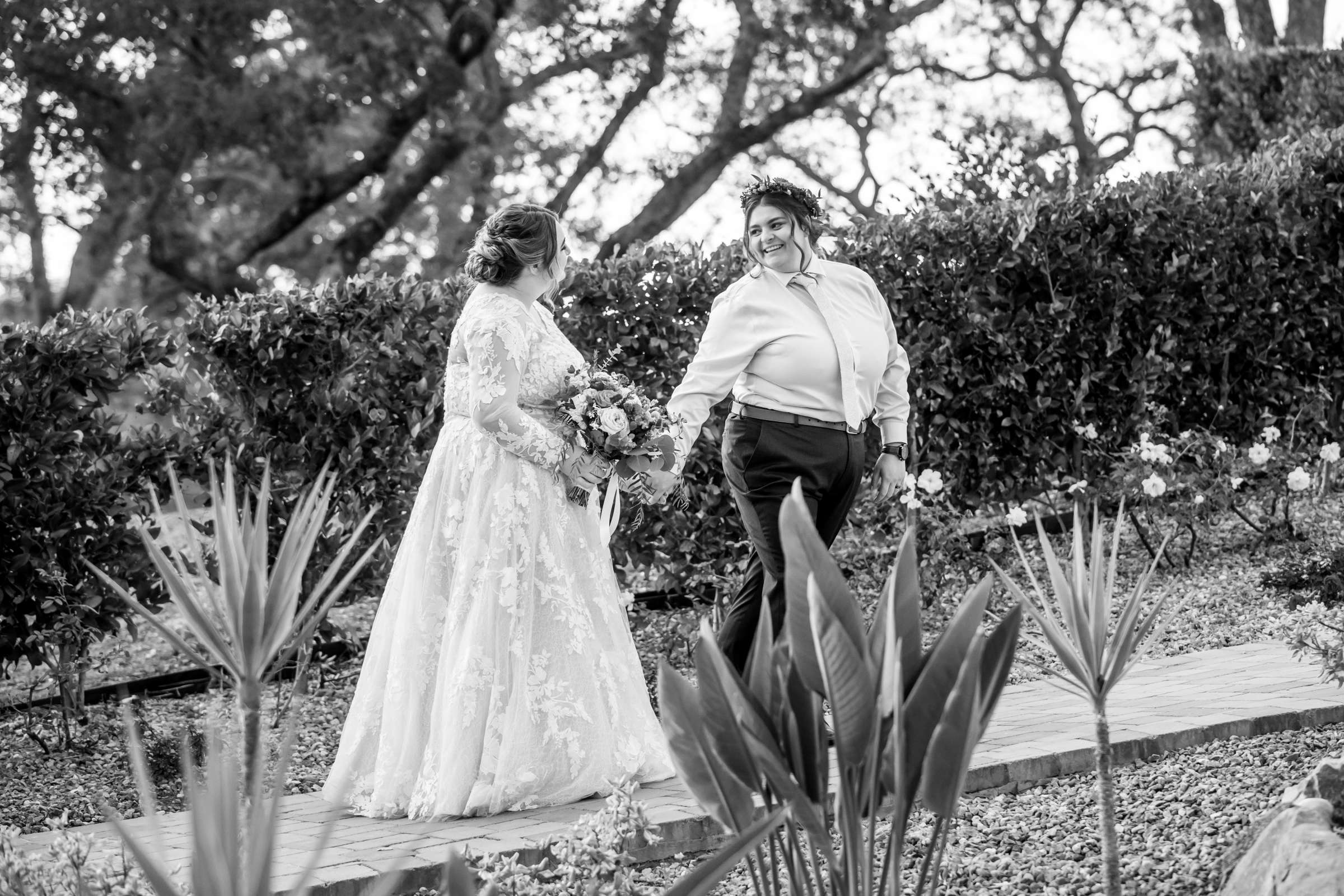 Mt Woodson Castle Wedding coordinated by Personal Touch Dining, Courtney and Aly Wedding Photo #122 by True Photography