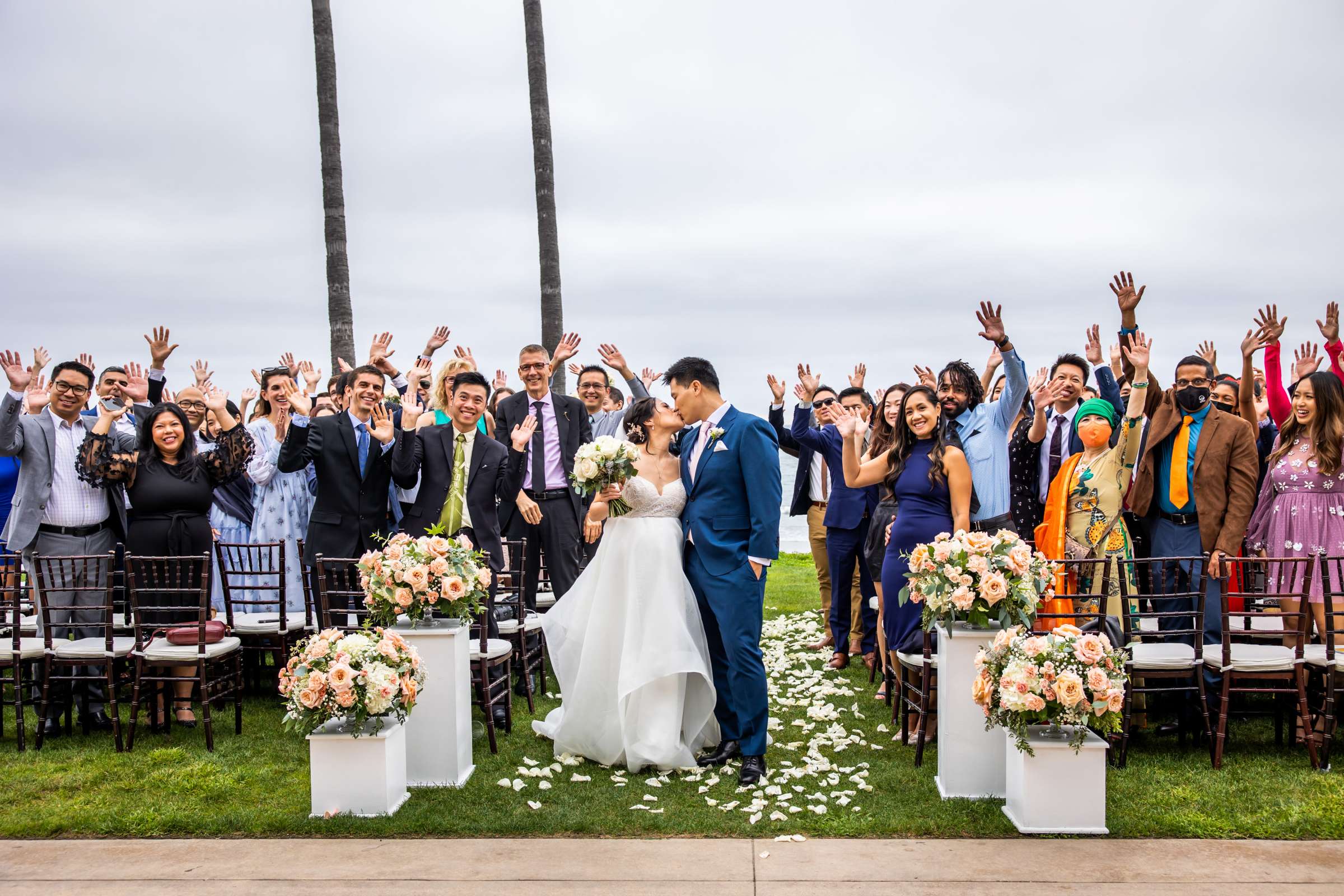 Scripps Seaside Forum Wedding coordinated by Willmus Weddings, Quynh and Tyler Wedding Photo #33 by True Photography