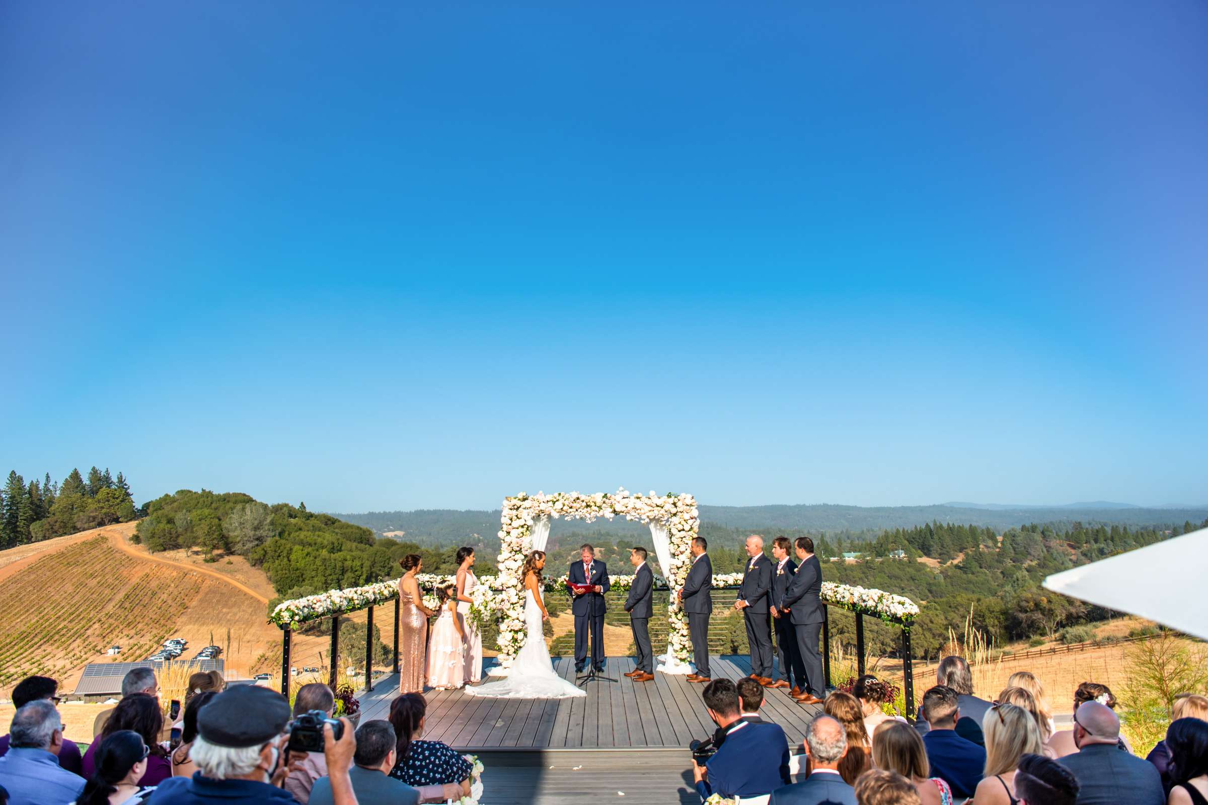 Black Oak Mountain Vineyards Wedding coordinated by Kendall Melissa Events, Liz and Paul Wedding Photo #14 by True Photography