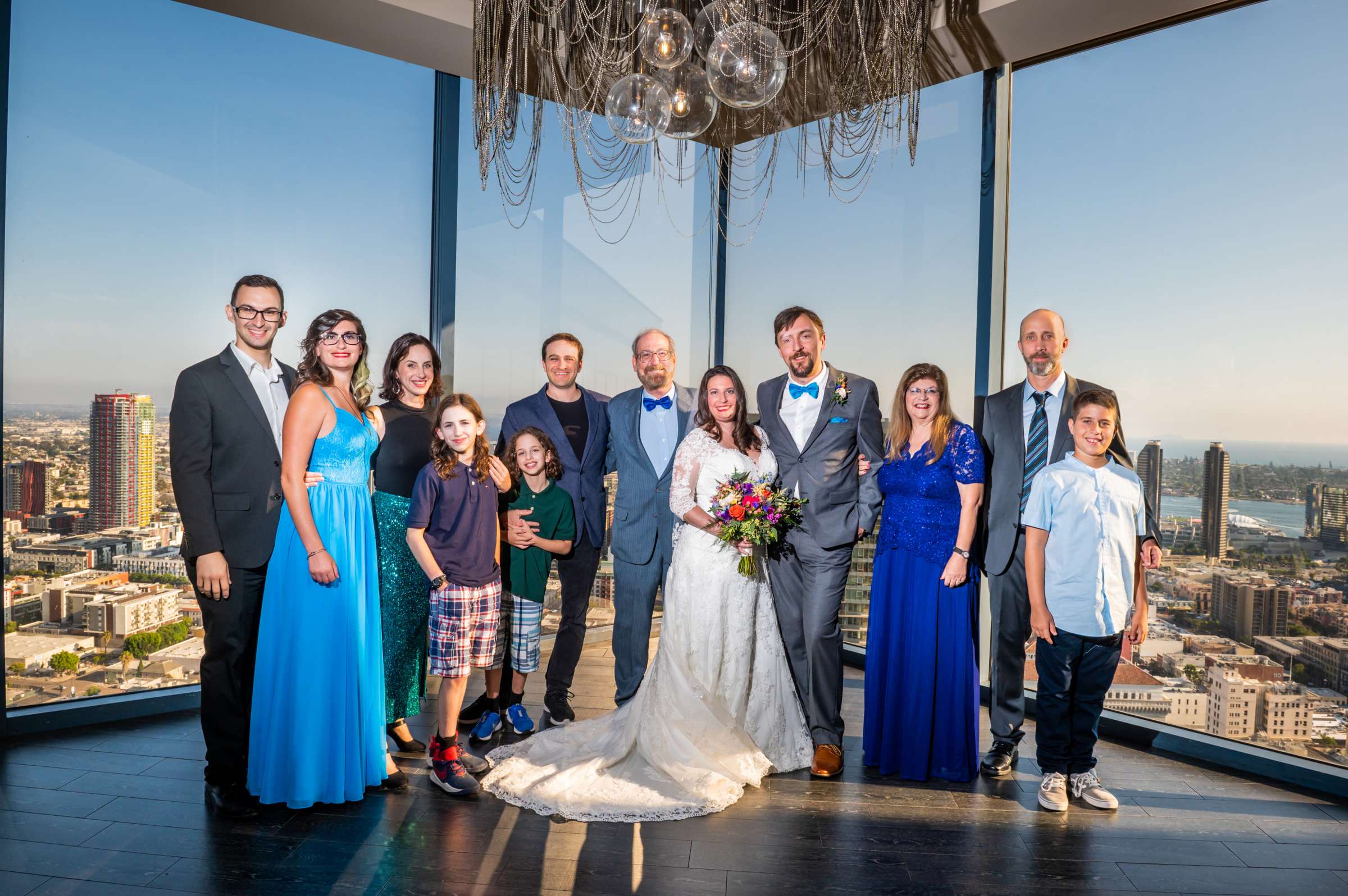 The University Club Atop Symphony Towers Wedding coordinated by Events Inspired SD, Sarah and Andreas Wedding Photo #61 by True Photography