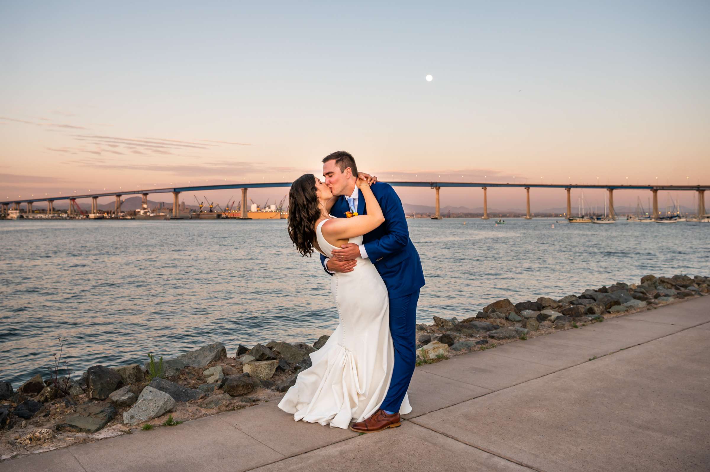 Coronado Island Marriott Resort & Spa Wedding coordinated by Moments Remembered Events, Elizabeth and Michael Wedding Photo #103 by True Photography
