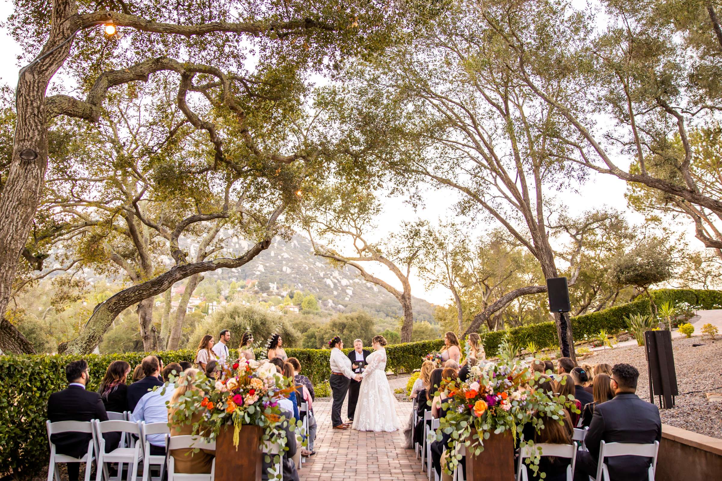 Mt Woodson Castle Wedding coordinated by Personal Touch Dining, Courtney and Aly Wedding Photo #87 by True Photography