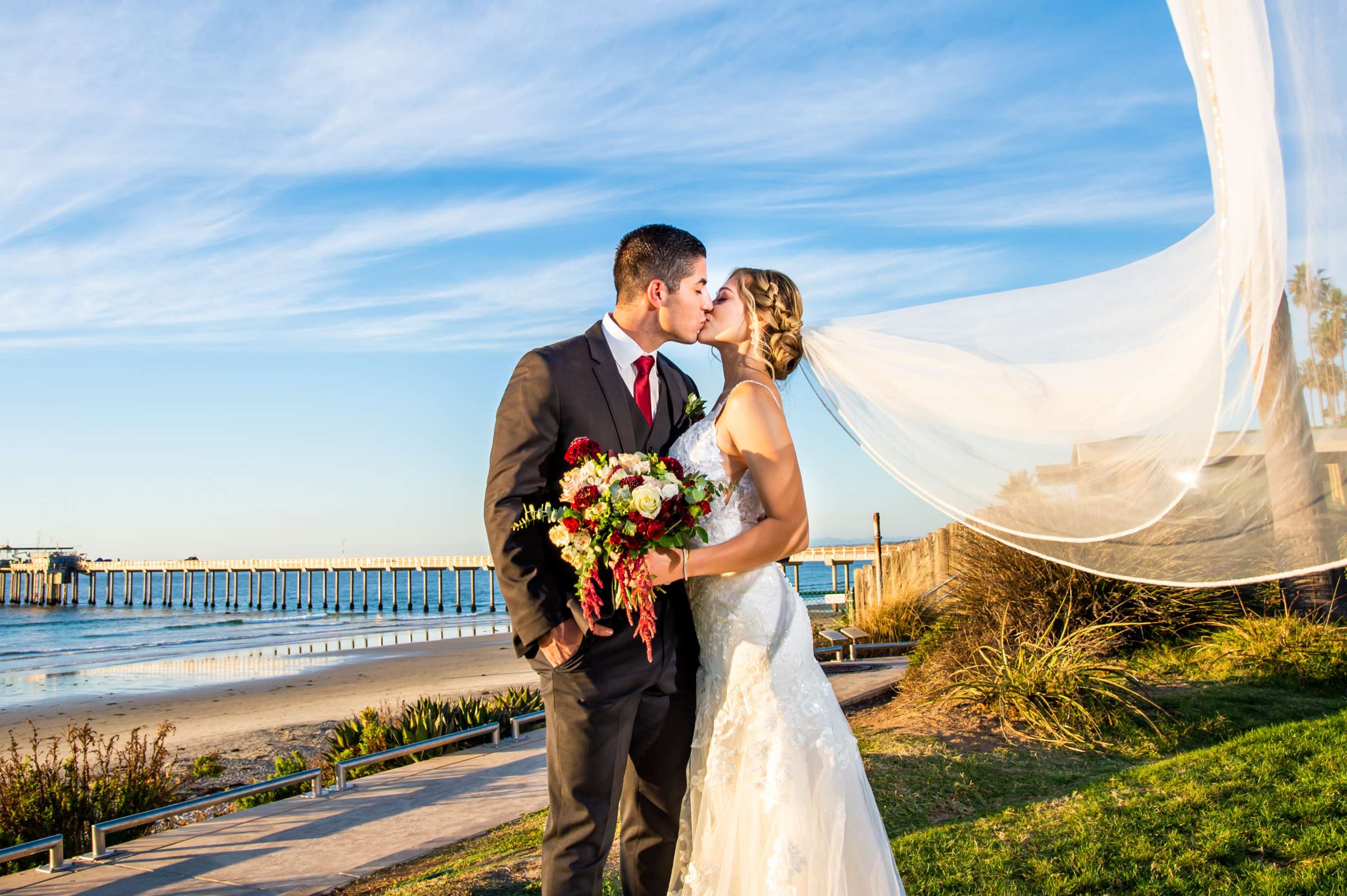 Scripps Seaside Forum Wedding coordinated by The Abbey Catering, Jaclyn and Tyler Wedding Photo #1 by True Photography