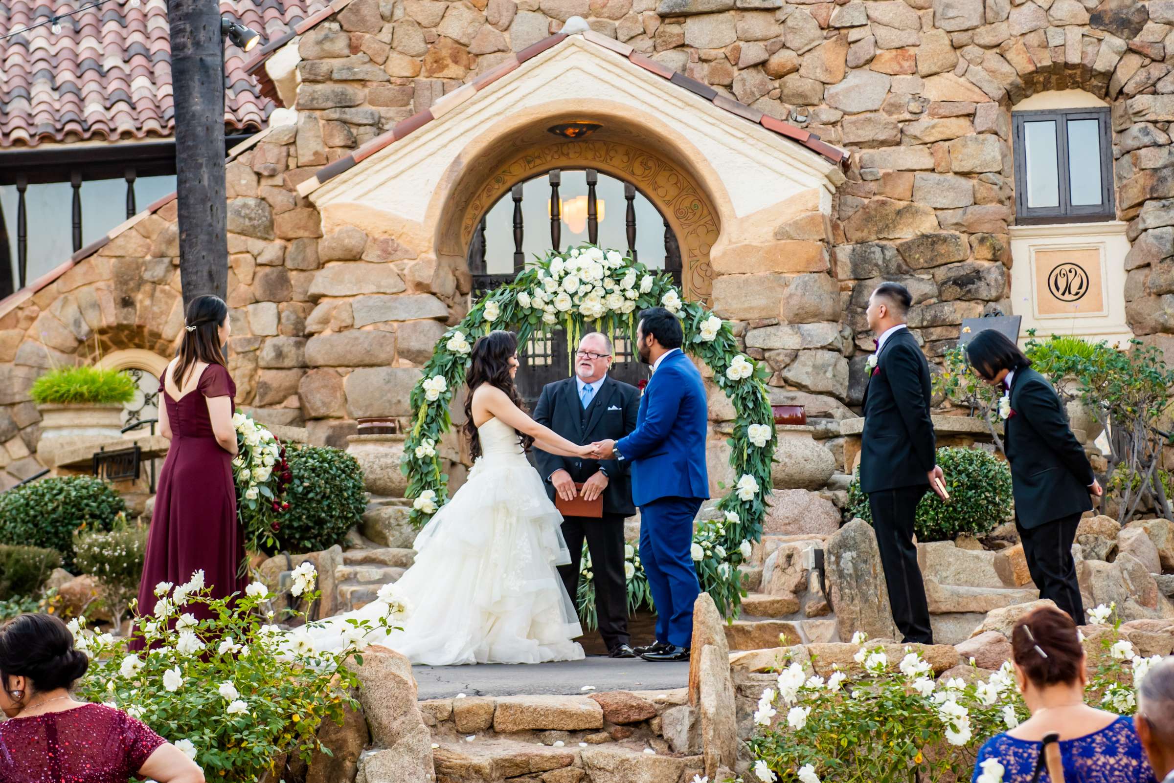 Mt Woodson Castle Wedding coordinated by Personal Touch Dining, Denise and Arbj Wedding Photo #16 by True Photography