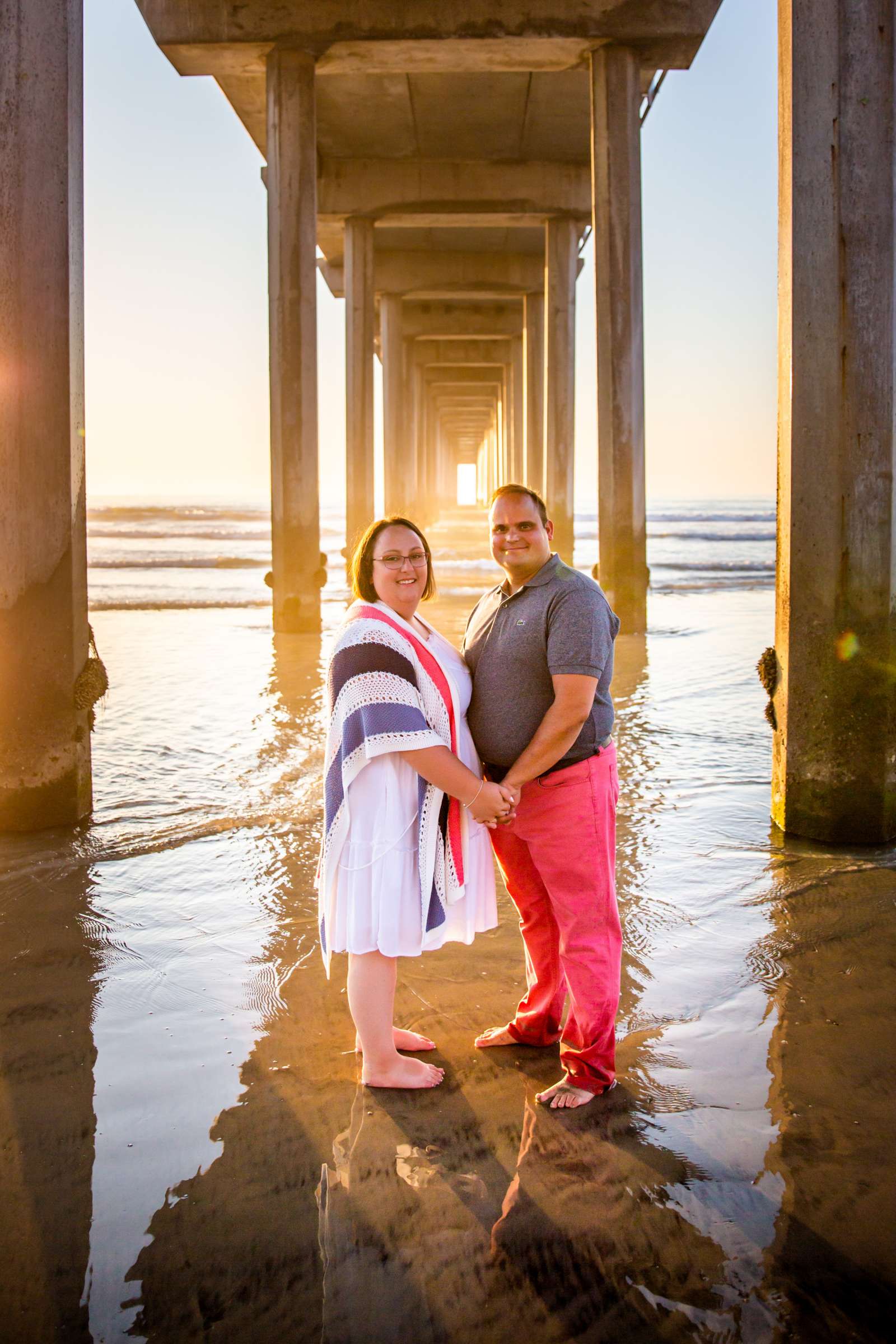 Scripps Seaside Forum Engagement, Candice and Jason Engagement Photo #17 by True Photography