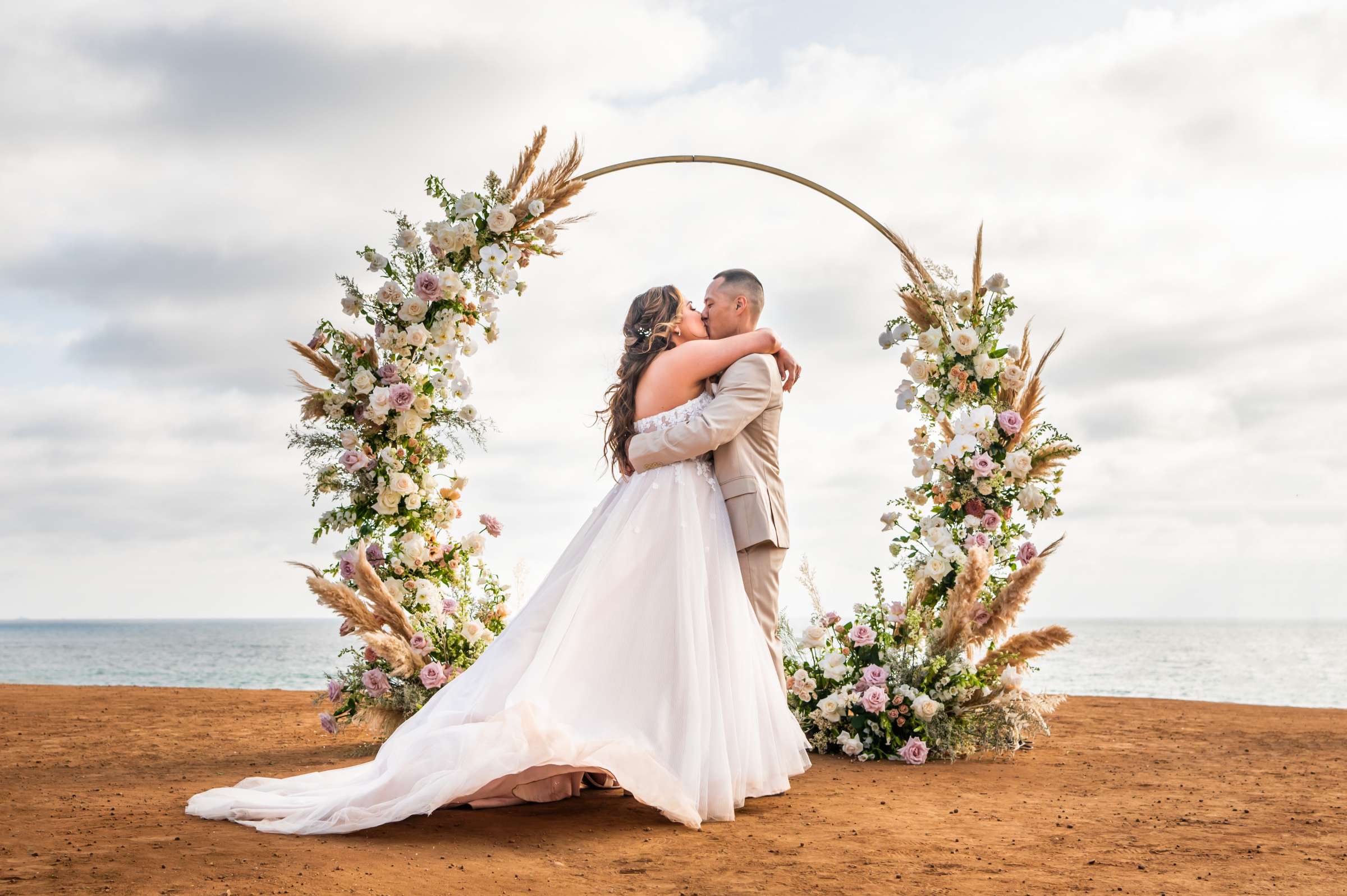 Sunset Cliffs Wedding coordinated by OhMissy Events, Victoria and Vanderson Wedding Photo #50 by True Photography