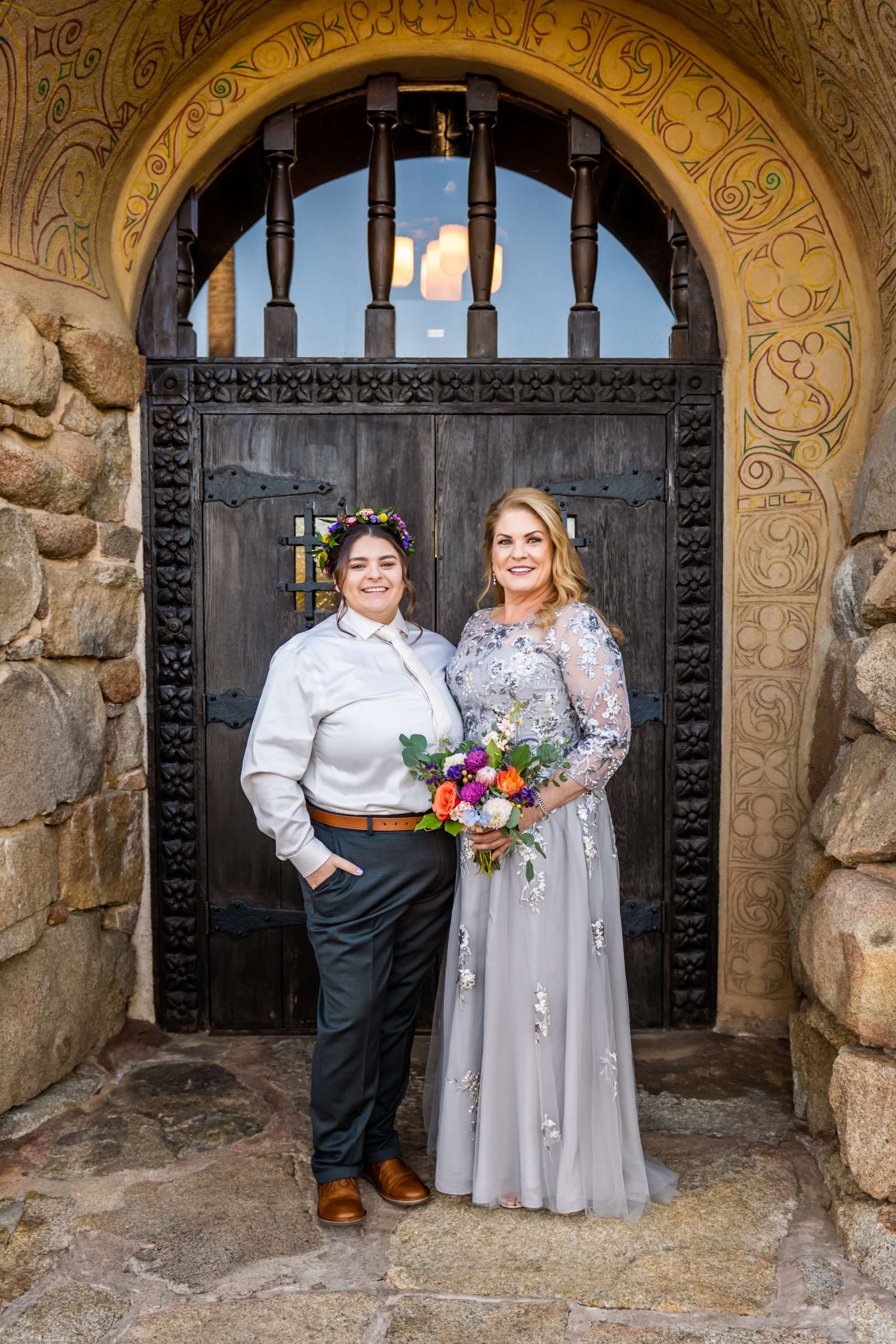 Mt Woodson Castle Wedding coordinated by Personal Touch Dining, Courtney and Aly Wedding Photo #58 by True Photography