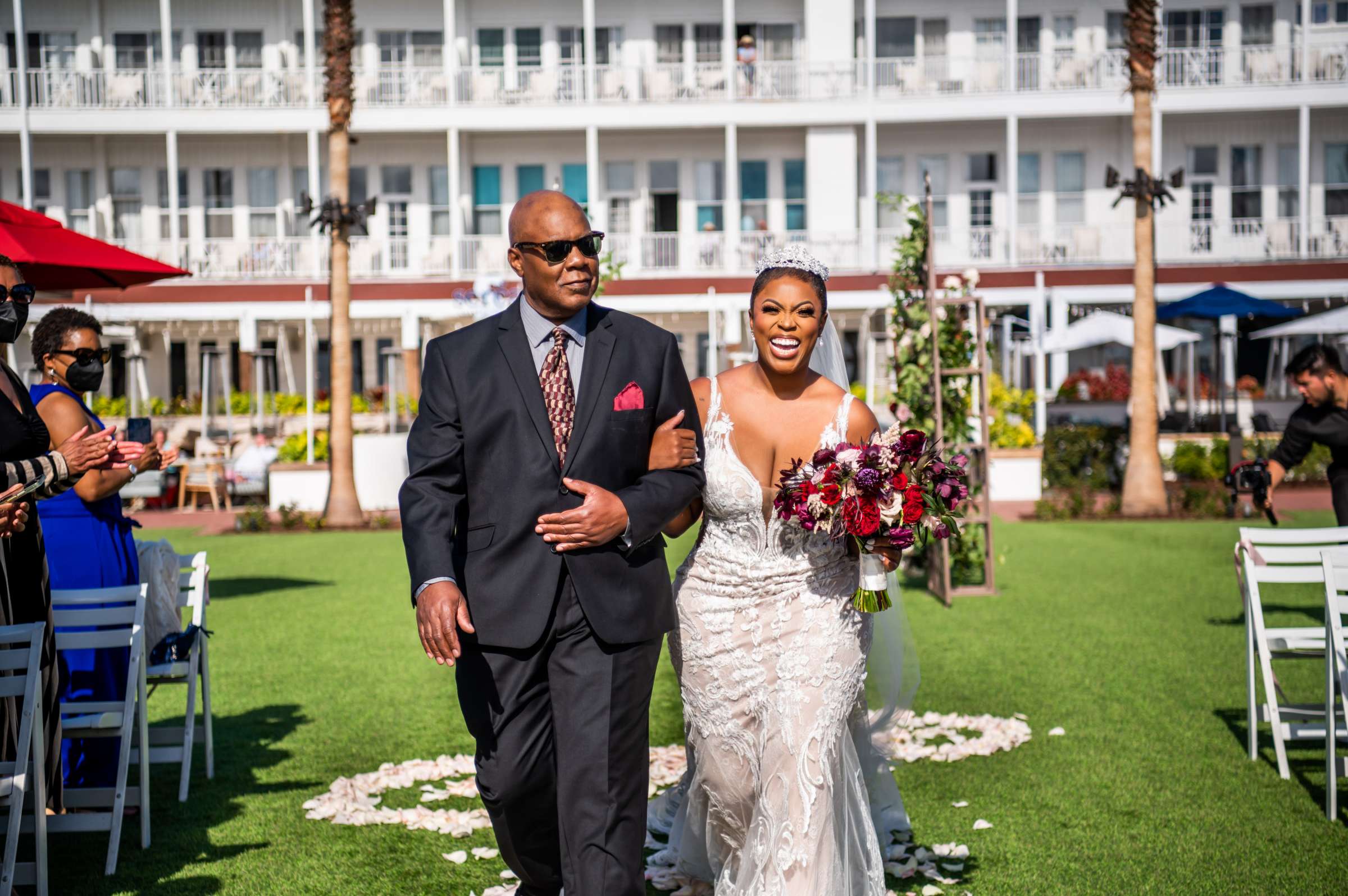 Hotel Del Coronado Wedding coordinated by Events By Gisele, Victoria and Mason Wedding Photo #14 by True Photography