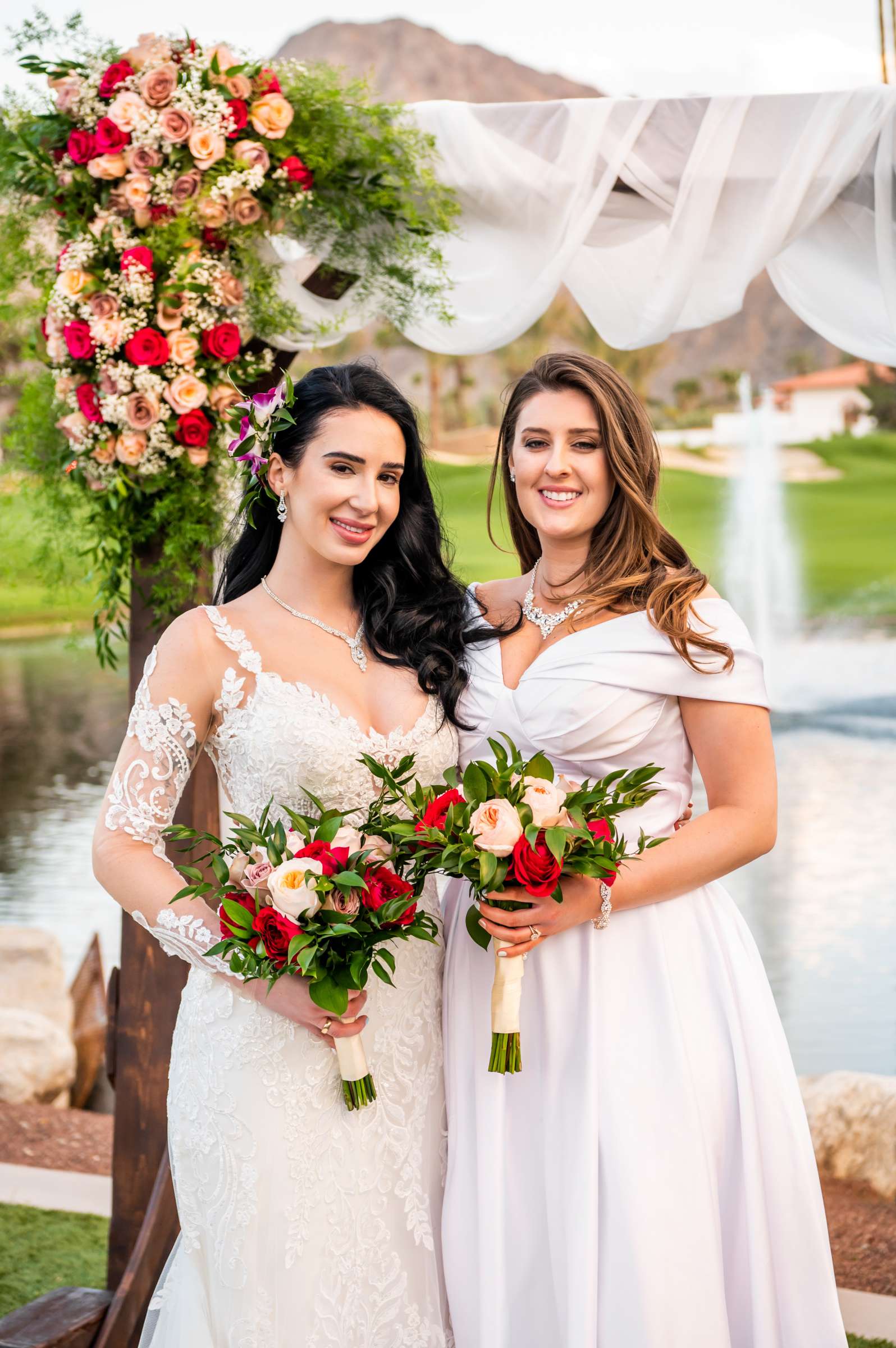 Hyatt Regency Indian Wells Resort & Spa Wedding coordinated by Stacey Jones Event Design, Kendall and Kendra Wedding Photo #707564 by True Photography