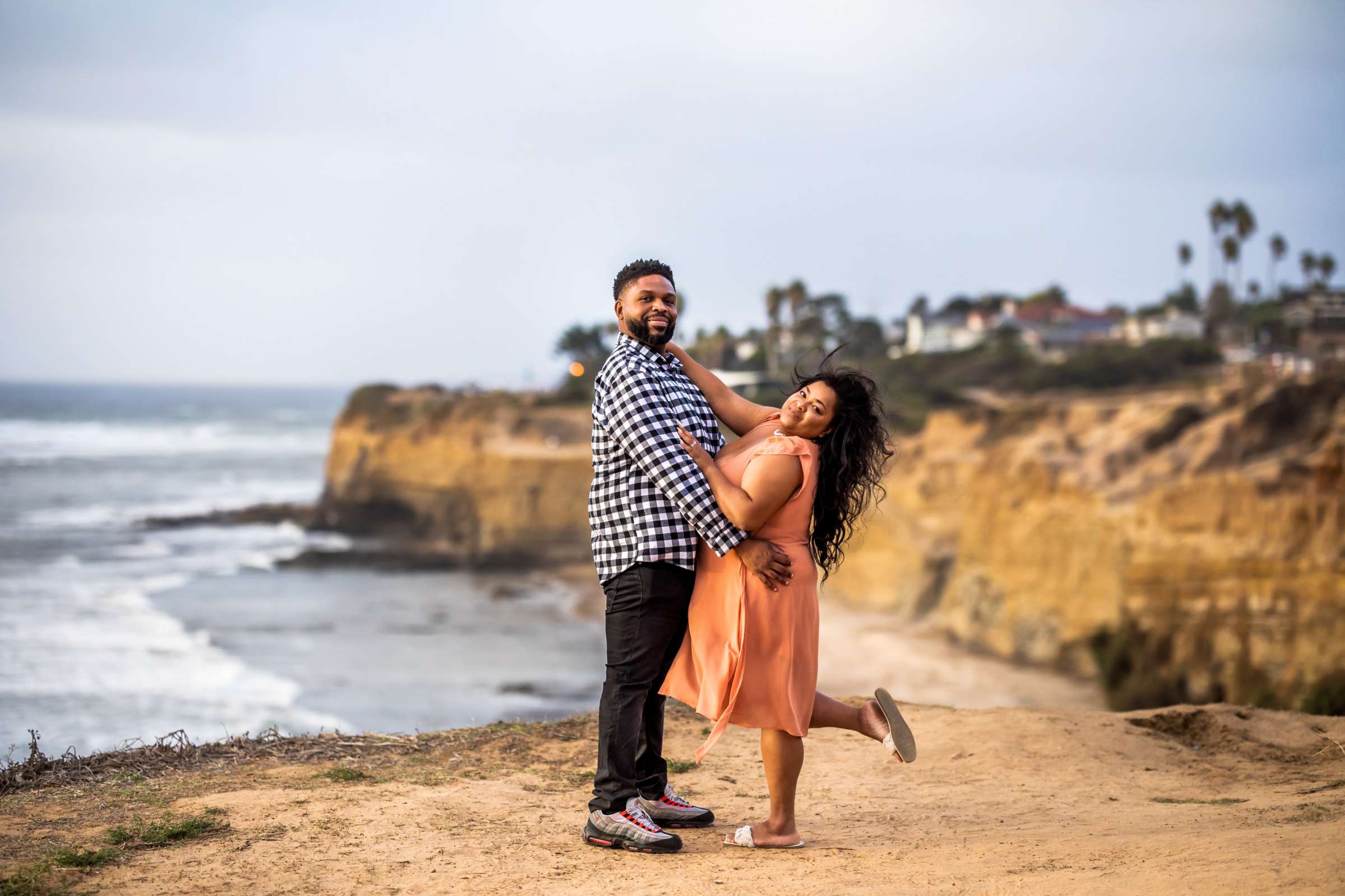 Sunset Cliffs Engagement, Jessica and Michael Engagement Photo #21 by True Photography