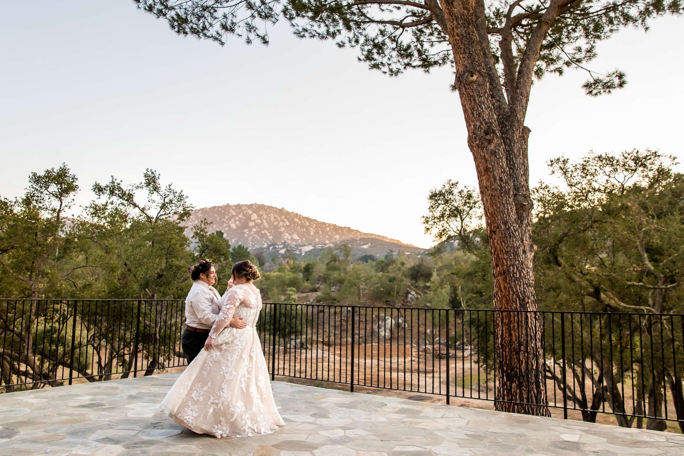 Mt Woodson Castle Wedding coordinated by Personal Touch Dining, Courtney and Aly Wedding Photo #126 by True Photography