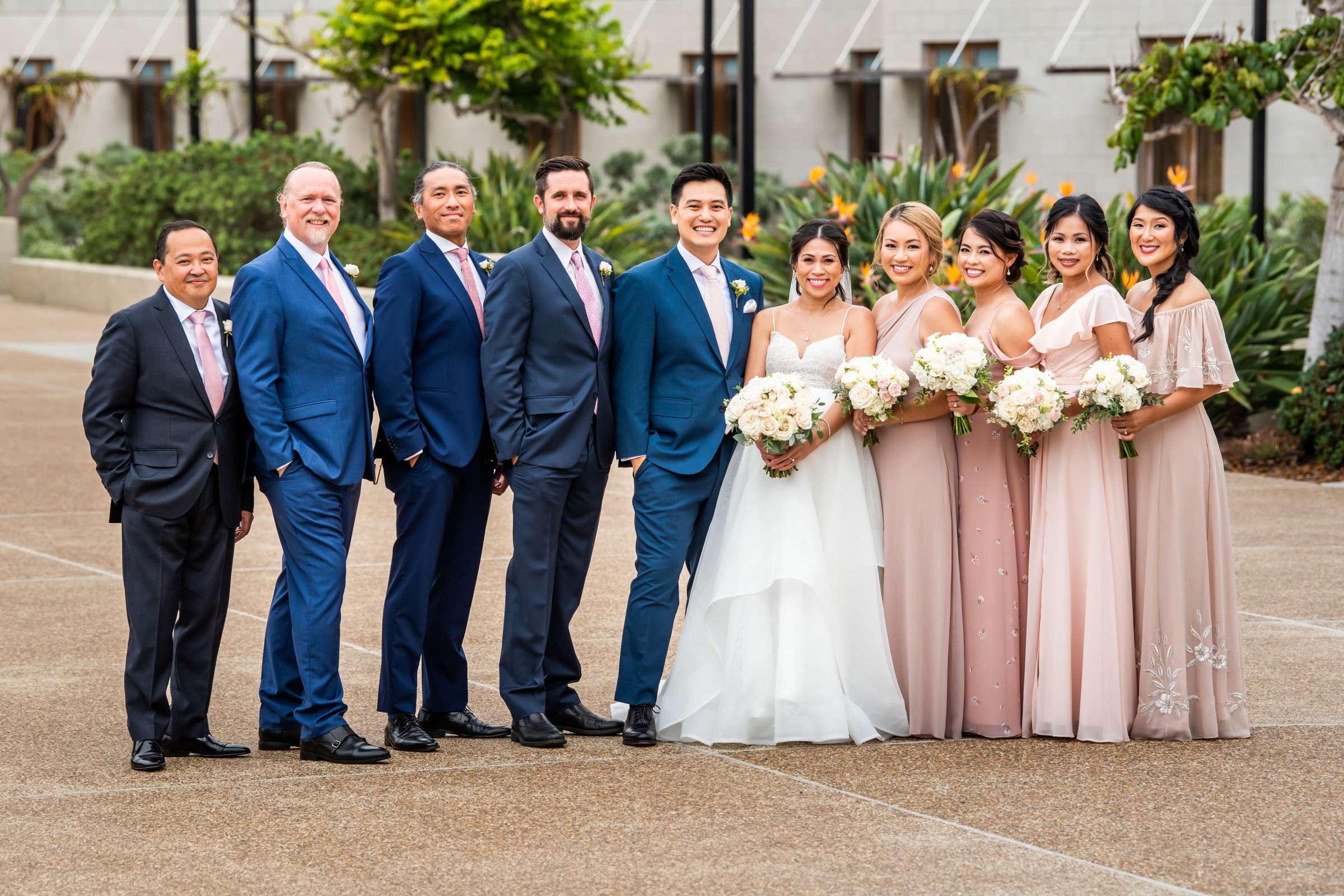 Scripps Seaside Forum Wedding coordinated by Willmus Weddings, Quynh and Tyler Wedding Photo #22 by True Photography