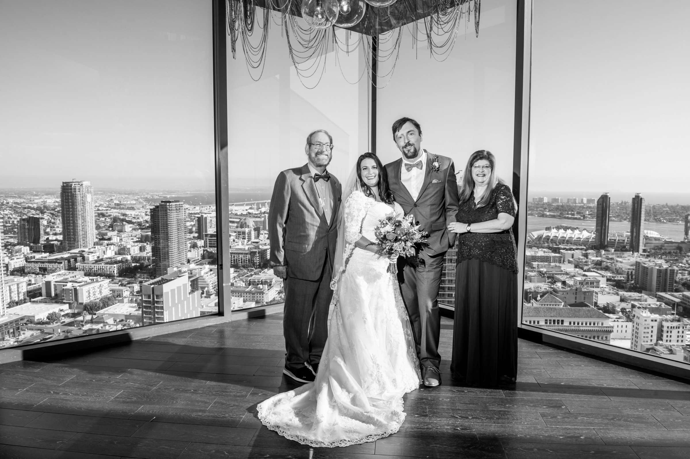 The University Club Atop Symphony Towers Wedding coordinated by Events Inspired SD, Sarah and Andreas Wedding Photo #58 by True Photography