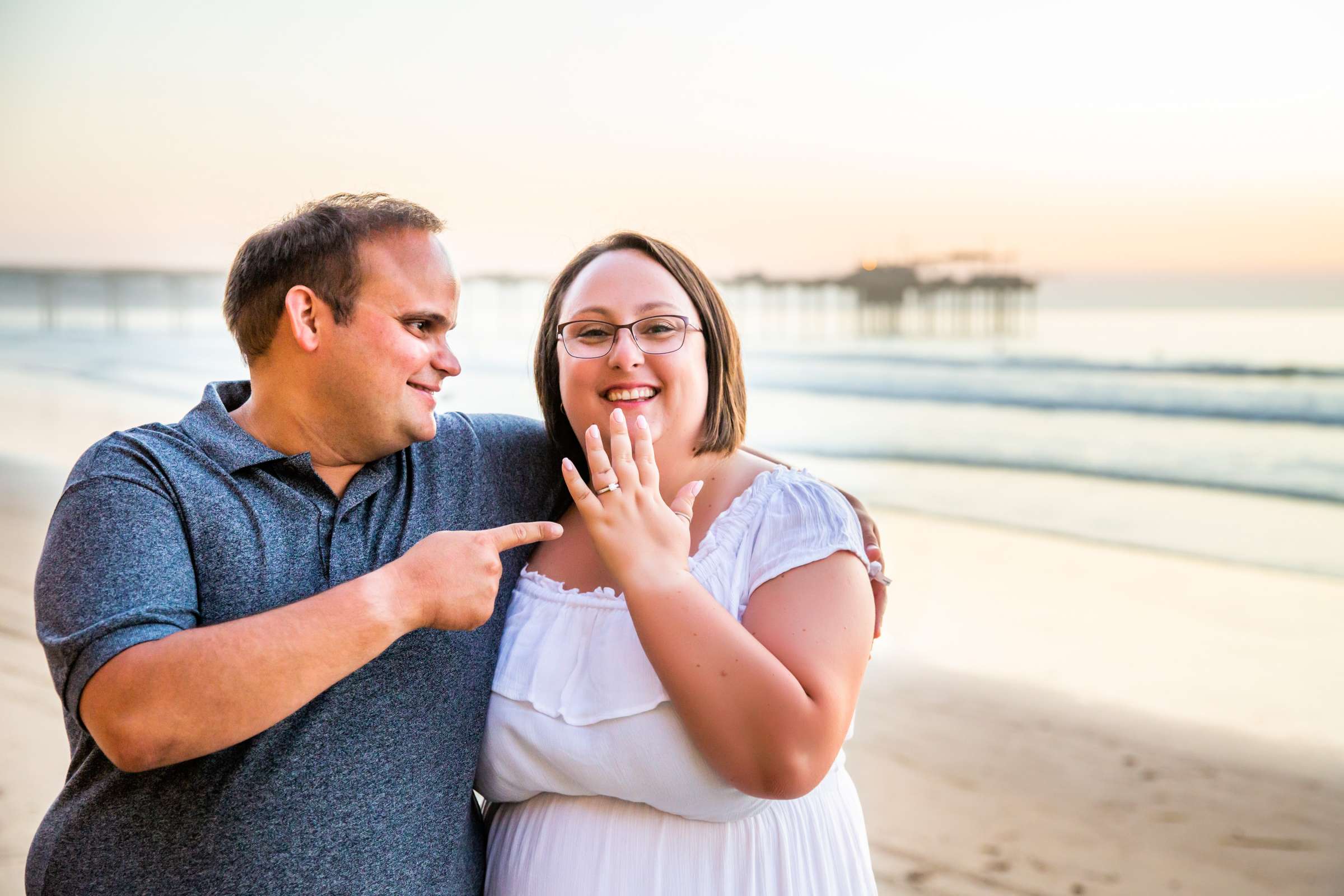 Scripps Seaside Forum Engagement, Candice and Jason Engagement Photo #24 by True Photography