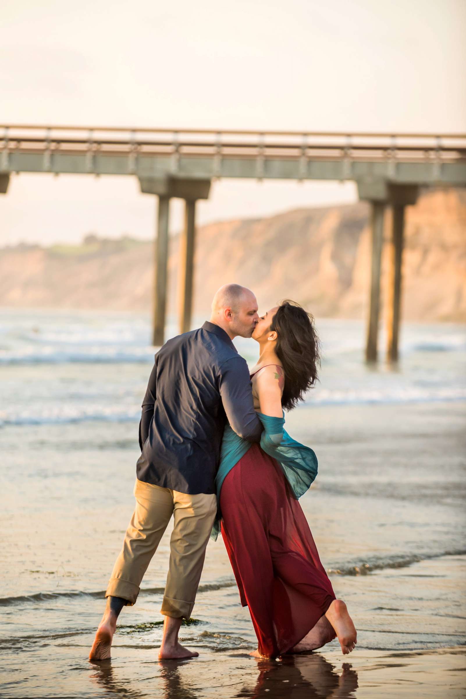 Scripps Seaside Forum Engagement, Joyce and Stephen Engagement Photo #637600 by True Photography