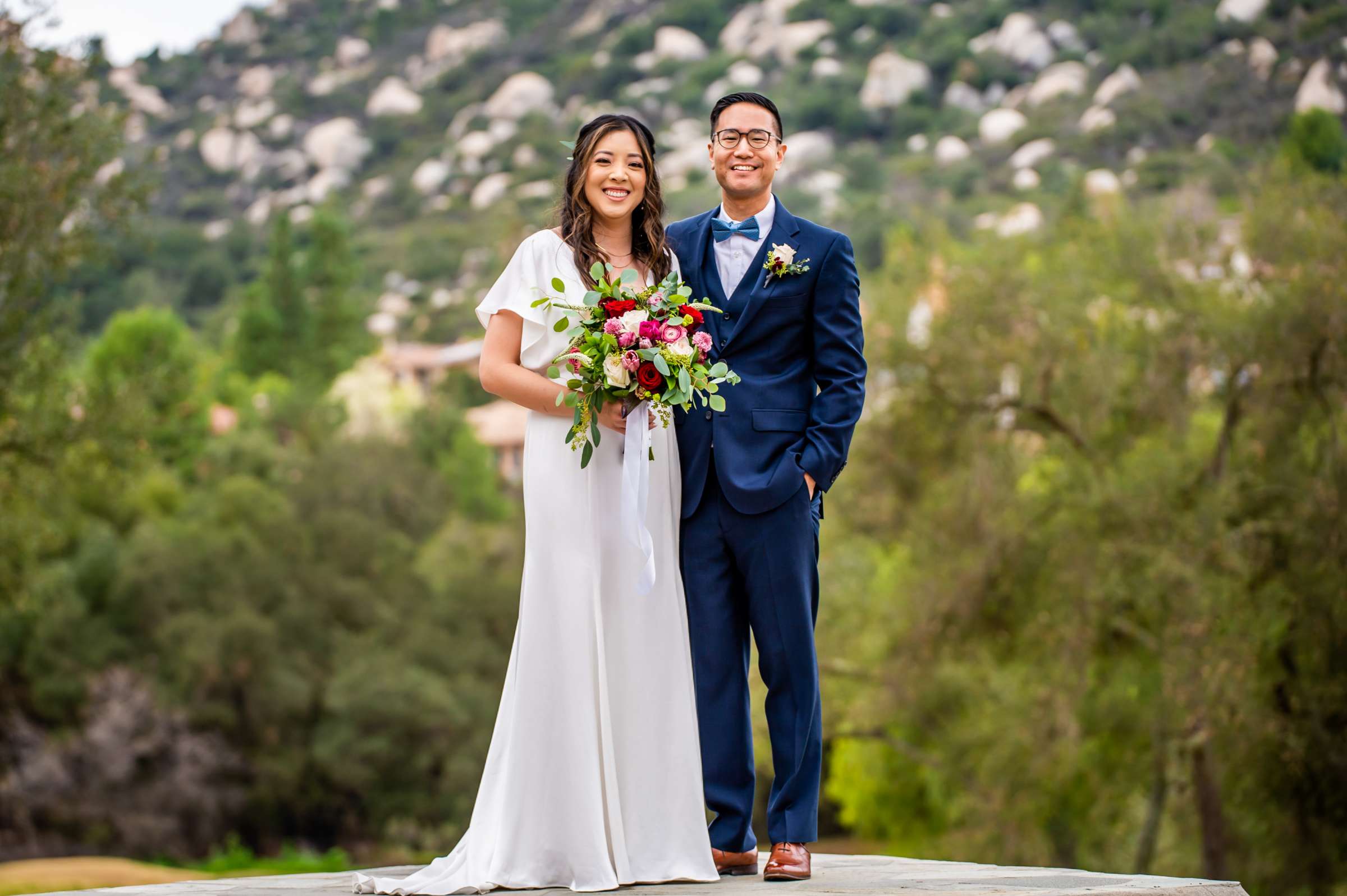 Mt Woodson Castle Wedding coordinated by Personal Touch Dining, Rebecca and Philip Wedding Photo #29 by True Photography