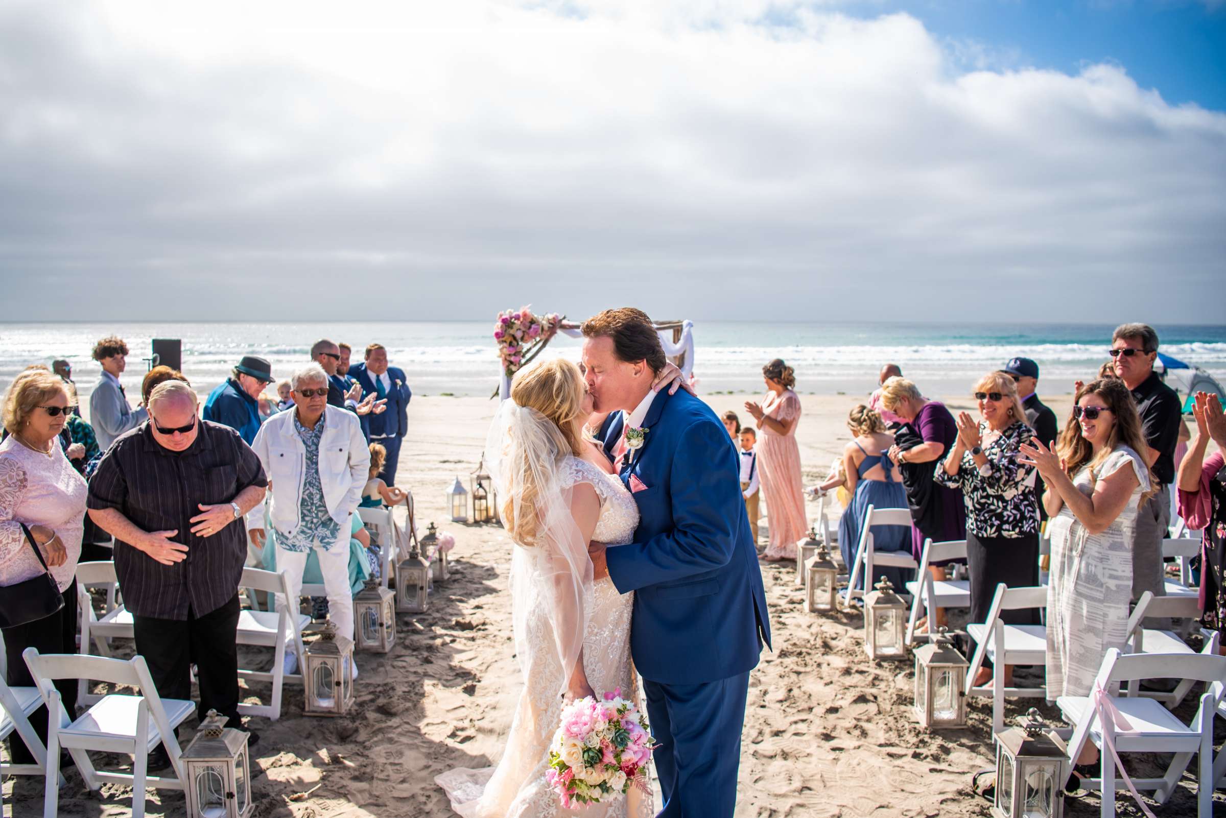 La Jolla Shores Hotel Wedding coordinated by Holly Kalkin Weddings, Laura and Mark Wedding Photo #630850 by True Photography