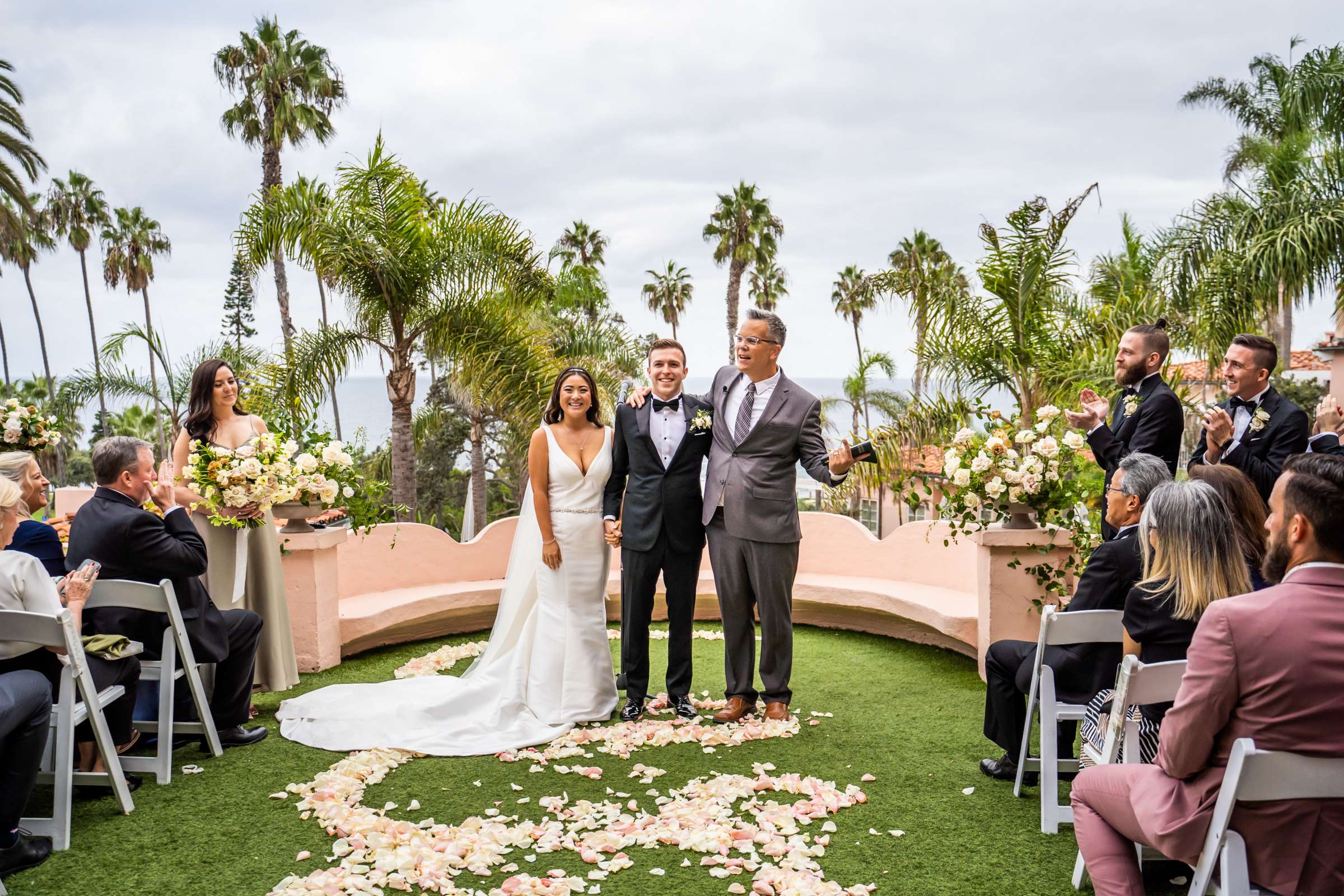 La Valencia Wedding coordinated by Willmus Weddings, Kristen and Jordan Wedding Photo #71 by True Photography