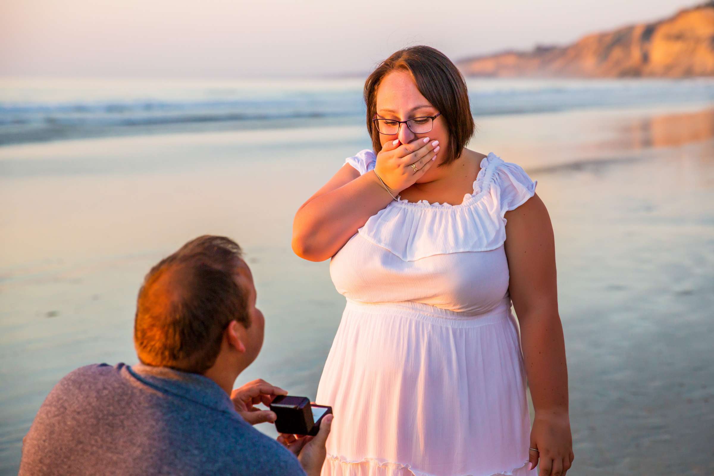 Scripps Seaside Forum Engagement, Candice and Jason Engagement Photo #3 by True Photography
