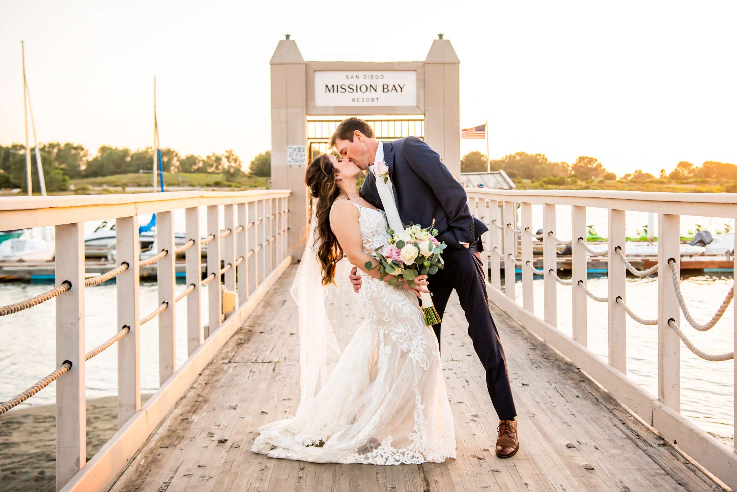 San Diego Mission Bay Resort Wedding coordinated by Elements of Style, Maggie and Eric Wedding Photo #173 by True Photography