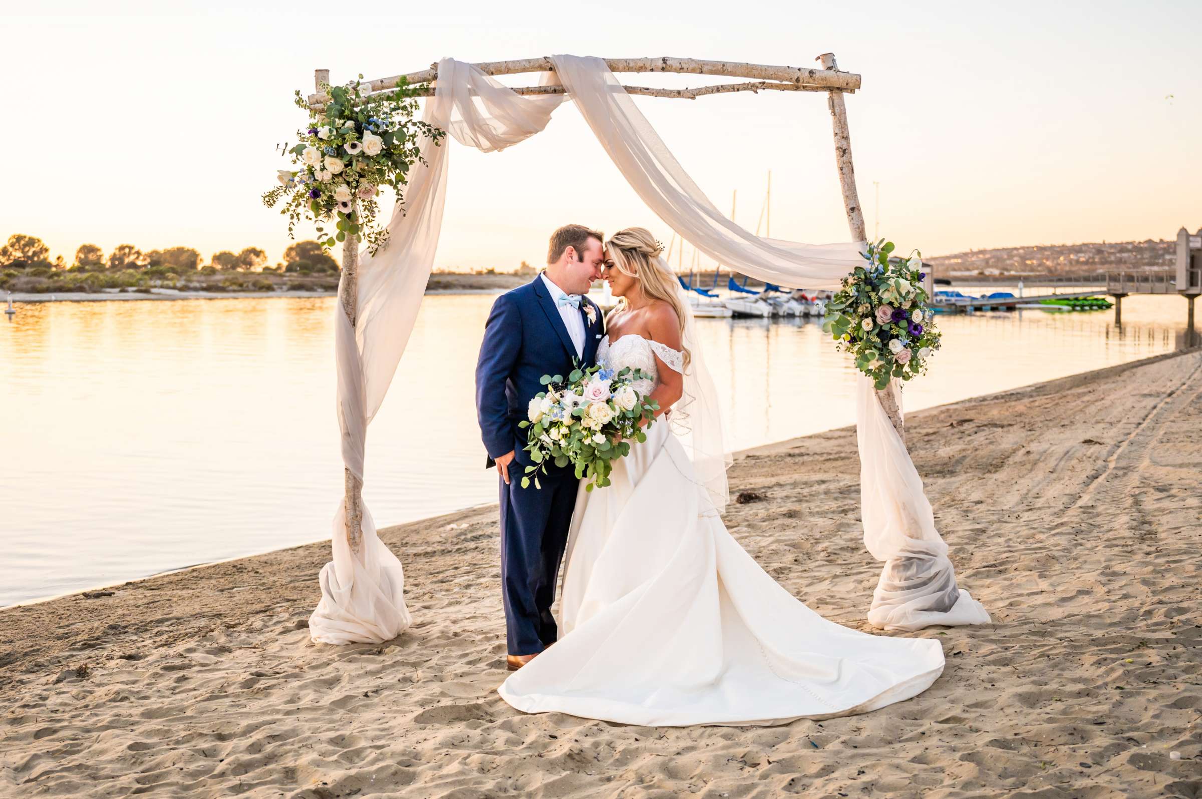 San Diego Mission Bay Resort Wedding coordinated by Type A Soiree Events, Grete and Brandon Wedding Photo #76 by True Photography